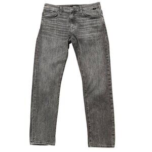 Mavi Jeans Mens Size 33x32 Denim Jake Slim Leg Stretch 5-Pockets Grey